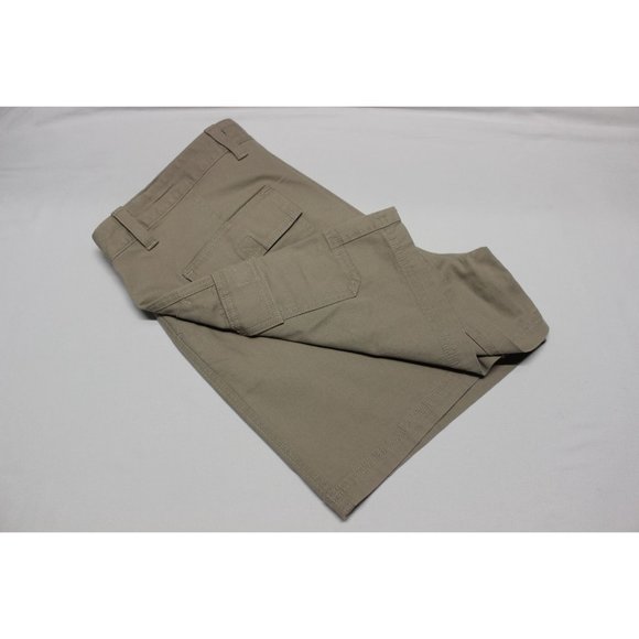 Eddie Bauer women's slightly curvy high‎ rise khaki canvas utility shorts 16 - Picture 5 of 14